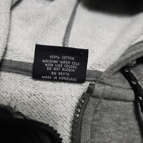 Vintage Polaris Full Zip Hoodie Men's XL Pure Polaris Loose Fit Distressed - Picture 4 of 8